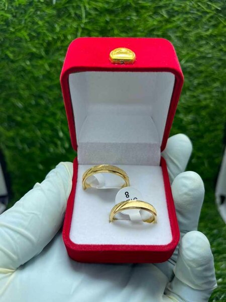 Bague matière plaqué