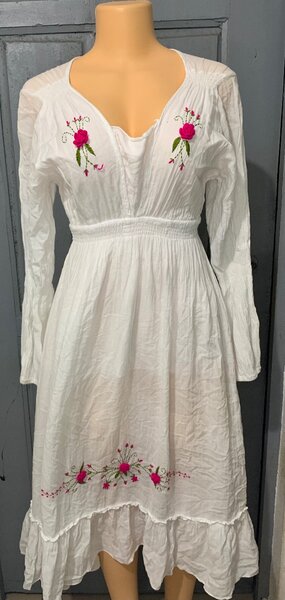 Robe Bohème Brodée