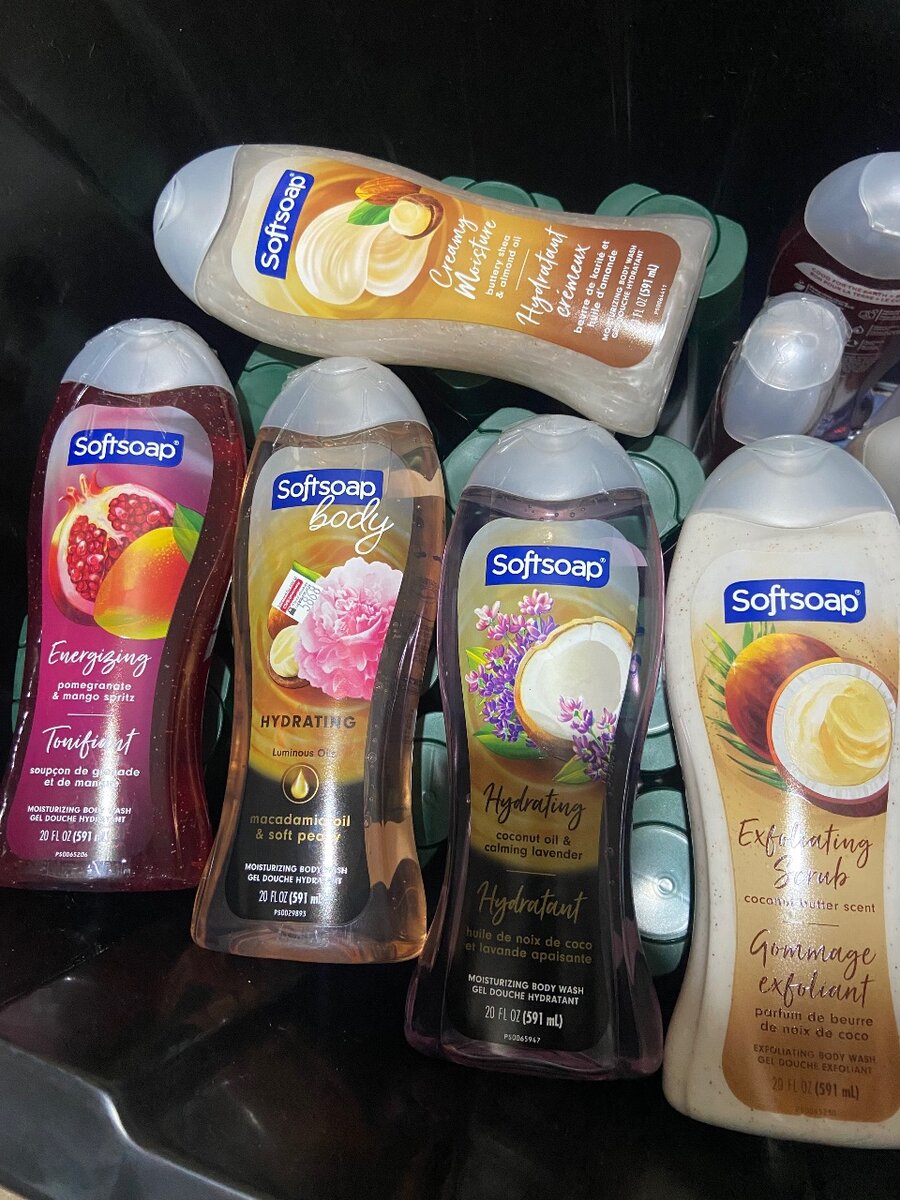 Soft soap body wash