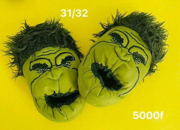 pantoufles Hulk