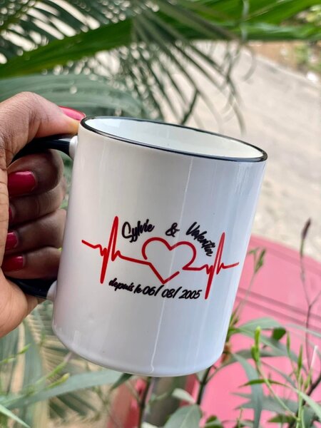 Tasse battement de cœur - Saint Valentin