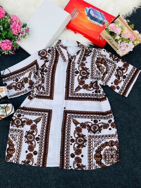 Vintage crepe shirt