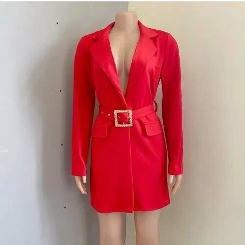Robe veste rouge taille L