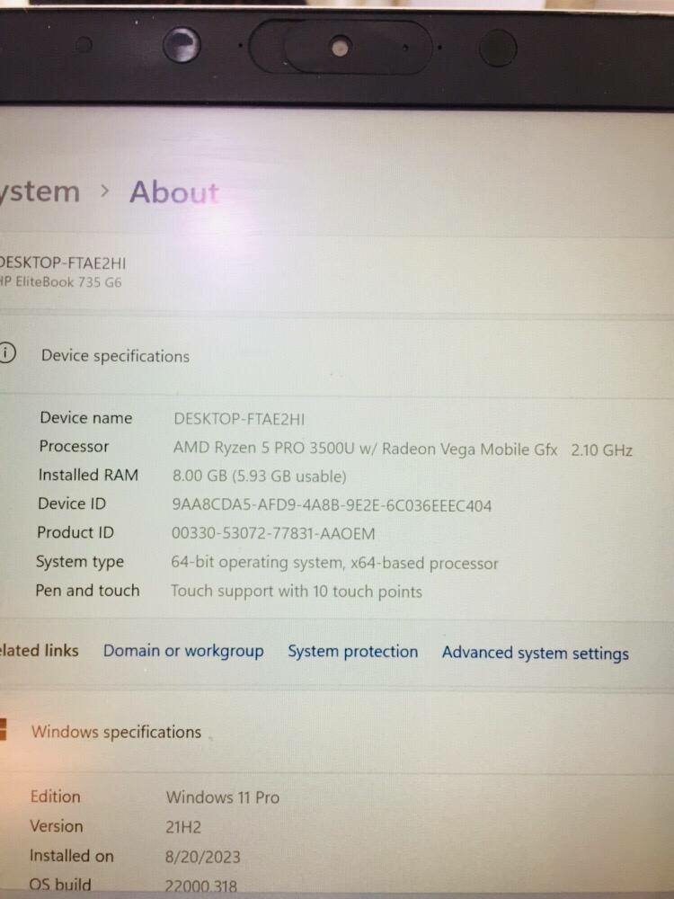 HP ELITEBOOK 735 G6