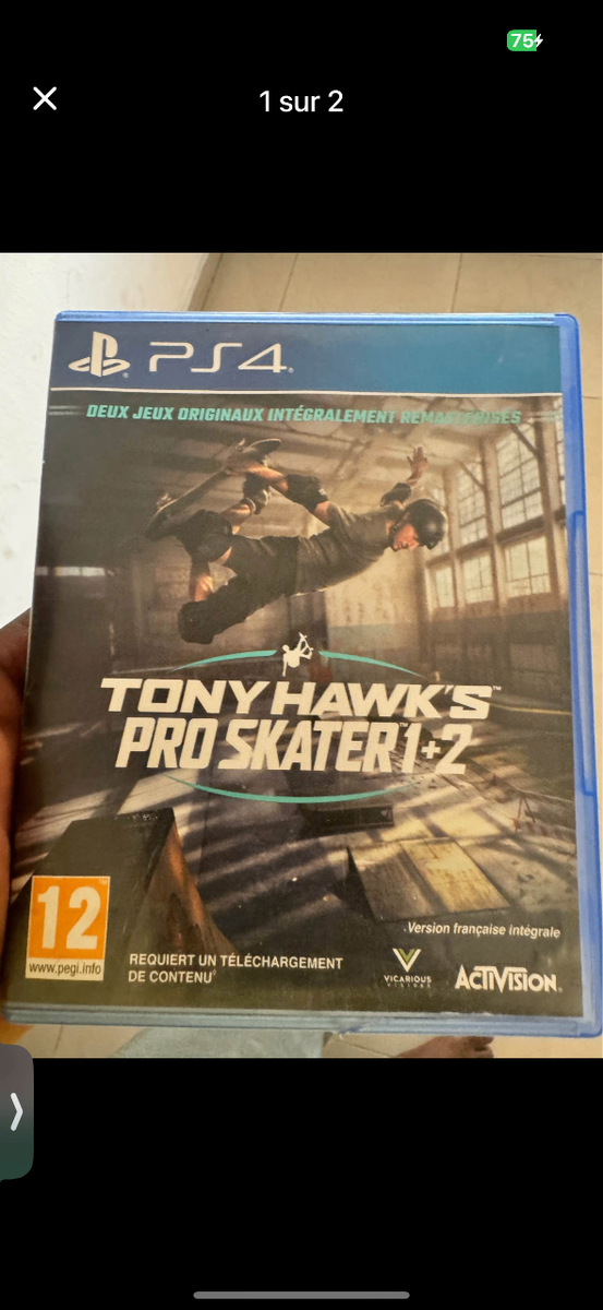 Tony Hawks pro skater 1+2 ps4