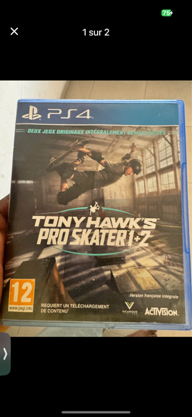 Tony Hawks pro skater 1+2 ps4