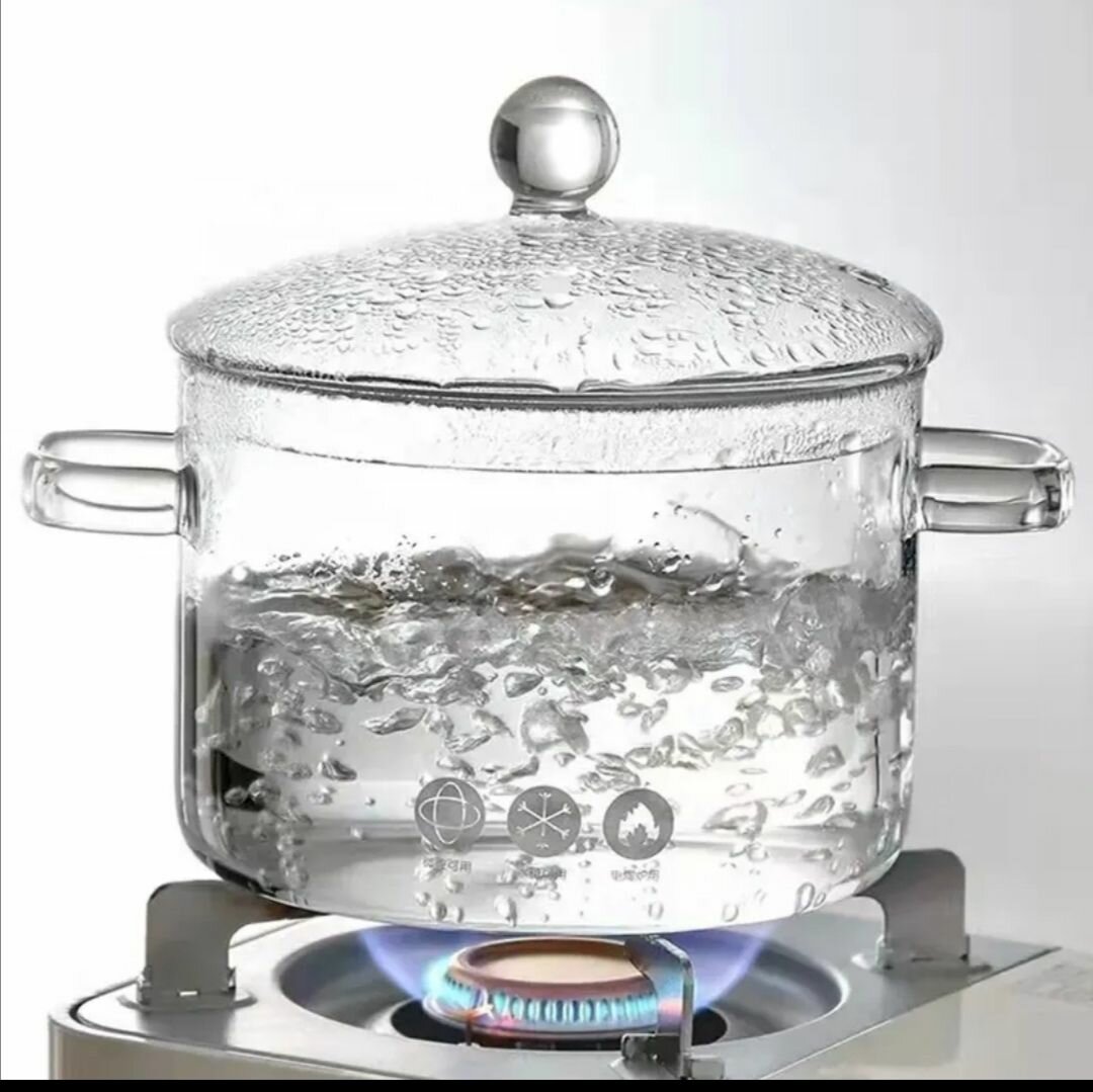 Soupière marmite en verre