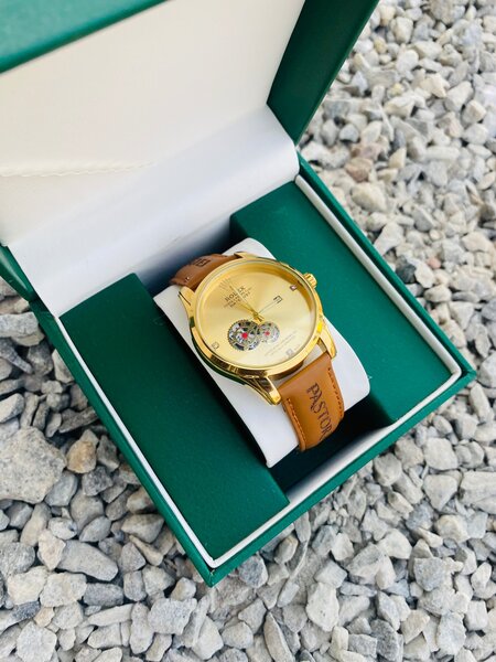 Leather watch