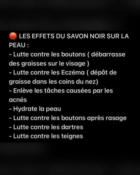 Savon Noir 