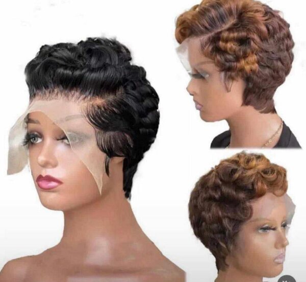 Perruque synthétique lace front