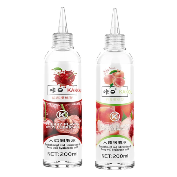 Gel lubrifiant fruits