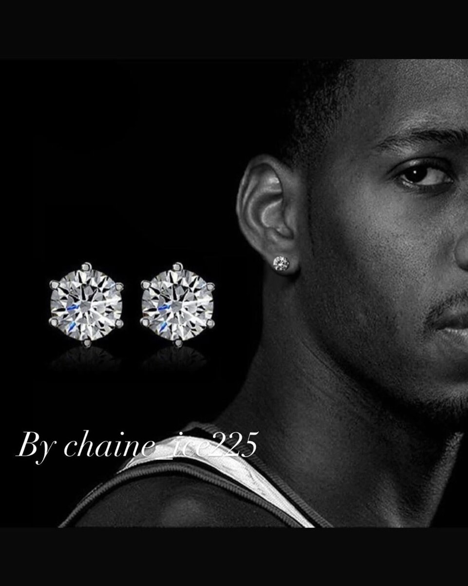 Boucles d'oreilles zircon argenté