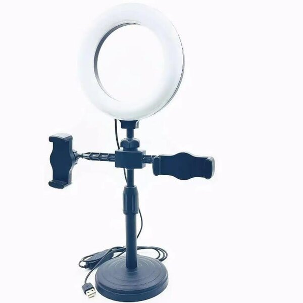 Lampe Anneau LED avec Support Téléphone