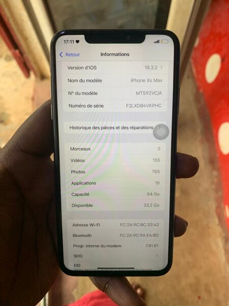 iPhone Xs Max 64 Go