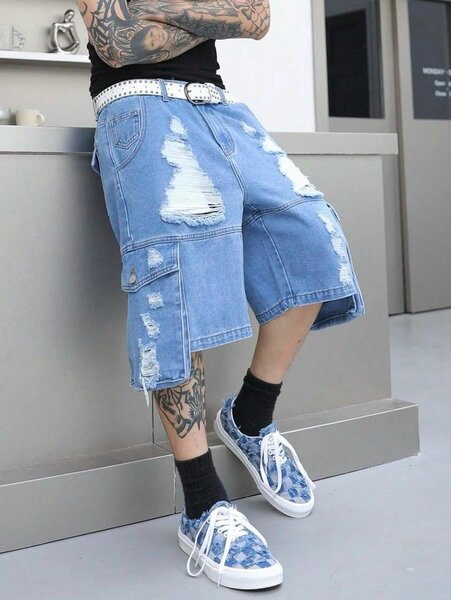 Shot jeans