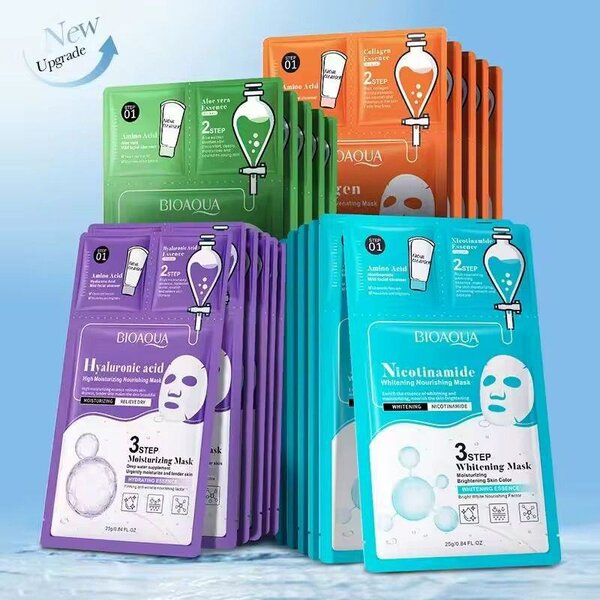 Bioaqua 3-Step Face Mask Set