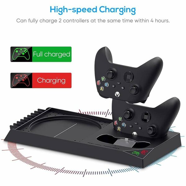 Station de charge Xbox avec support