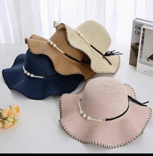 Chapeau de paille pour plage