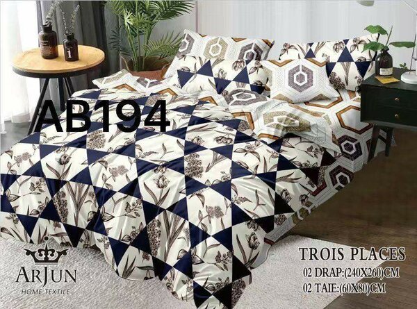 2 draps 2 taies d'oreillers