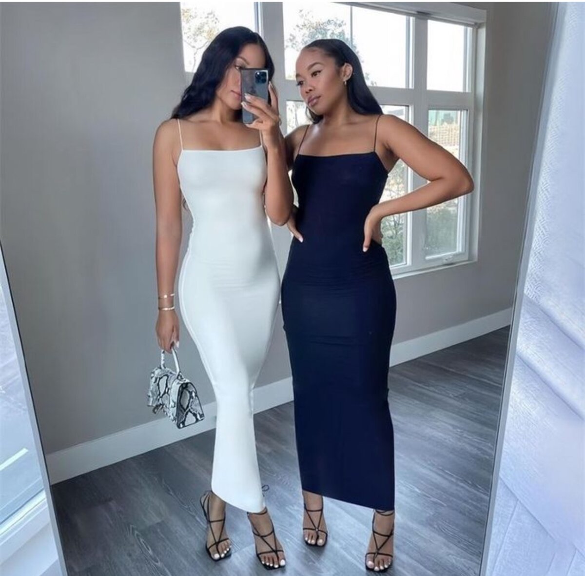 Women Slip Dress Stylish Spaghetti Strap Dress