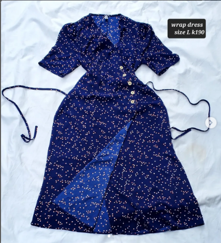 blue dress