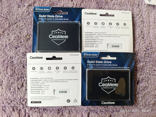 pièces de 256Gb