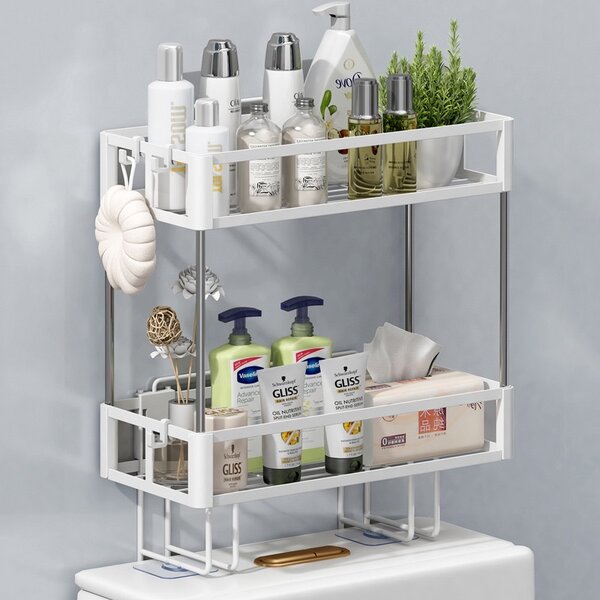 2 Tier Over The Toilet Rack