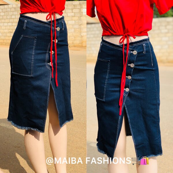 DENIM SKIRTS️