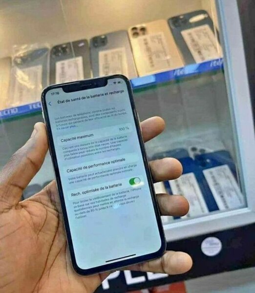 iPhone X en bon état