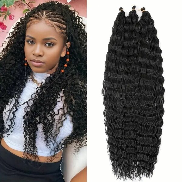 Deep twist hair