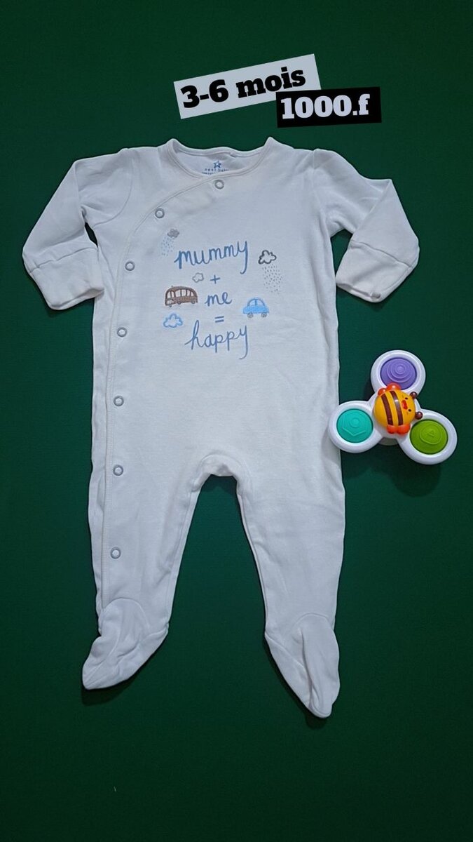 Pyjama bébé 3-6 mois