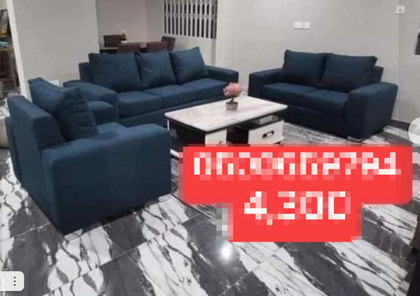 Corner sofa blue