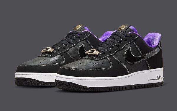 Airforce 1 black and purple