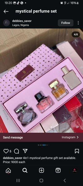 Mystical 4in1 unisex Gift perfume set