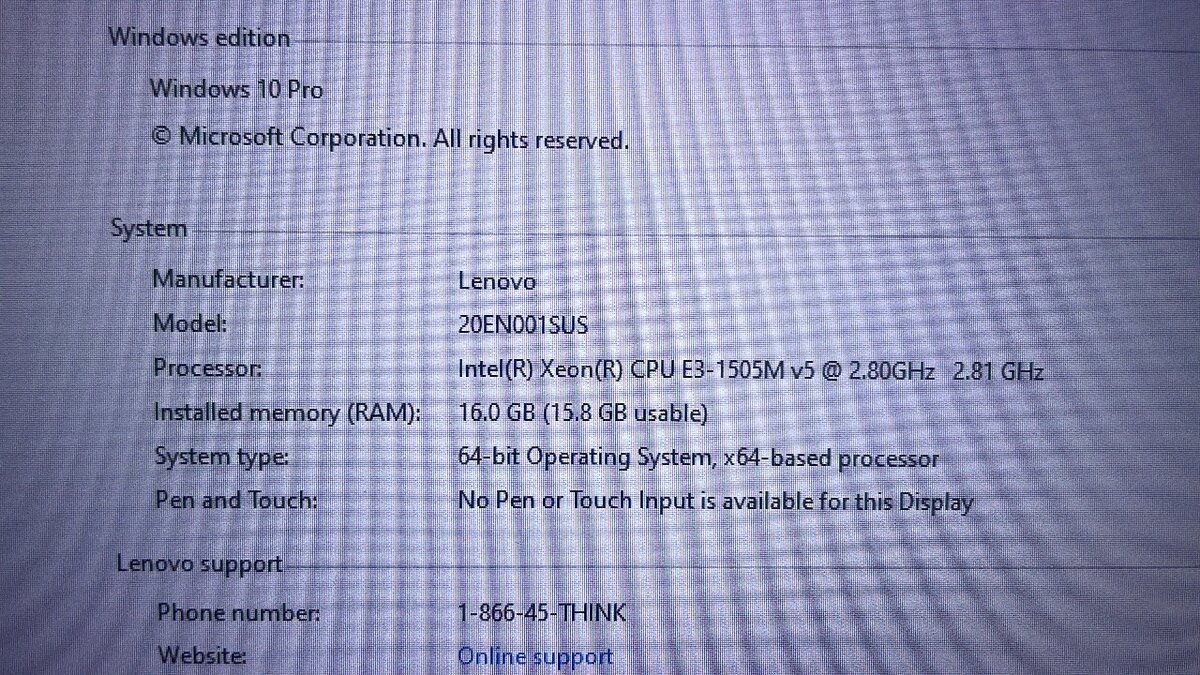 Lenovo ThinkPad P50