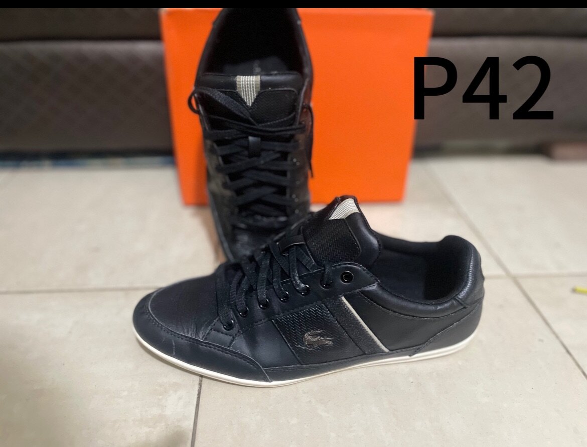Chaussures Lacoste noires P42