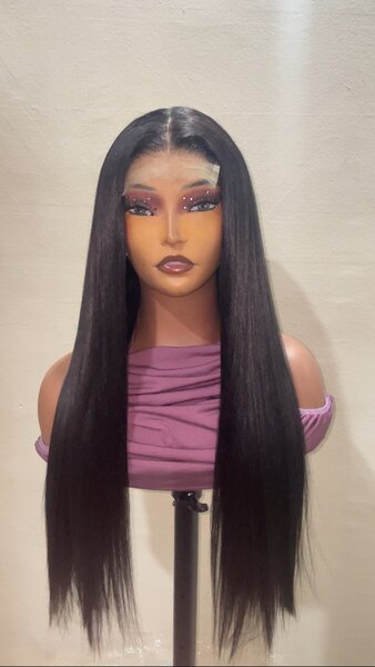 Perruque blend hair lisse