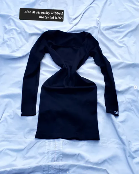 black dress