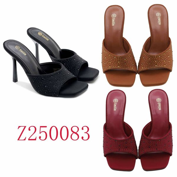 Mules à talons elegantes