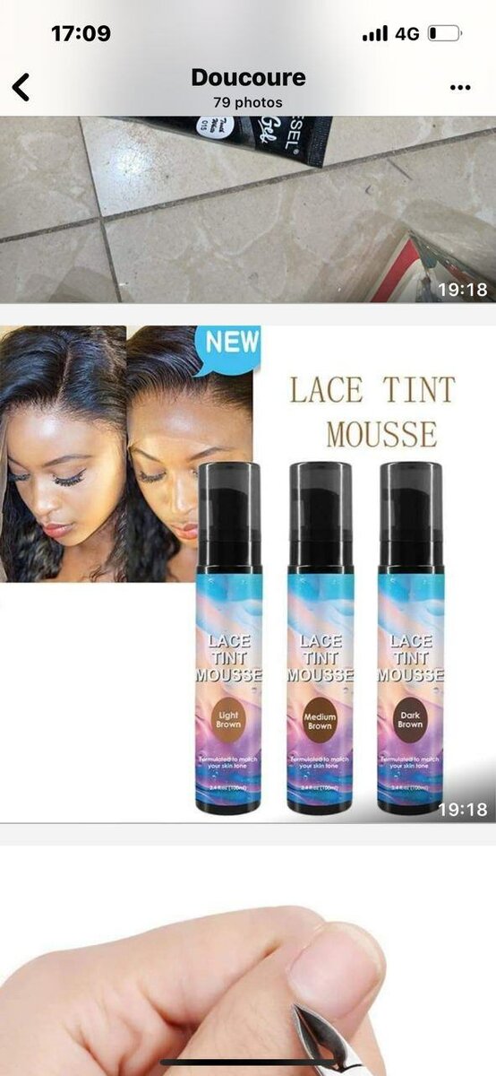 Mousse Teint Lace cheveux