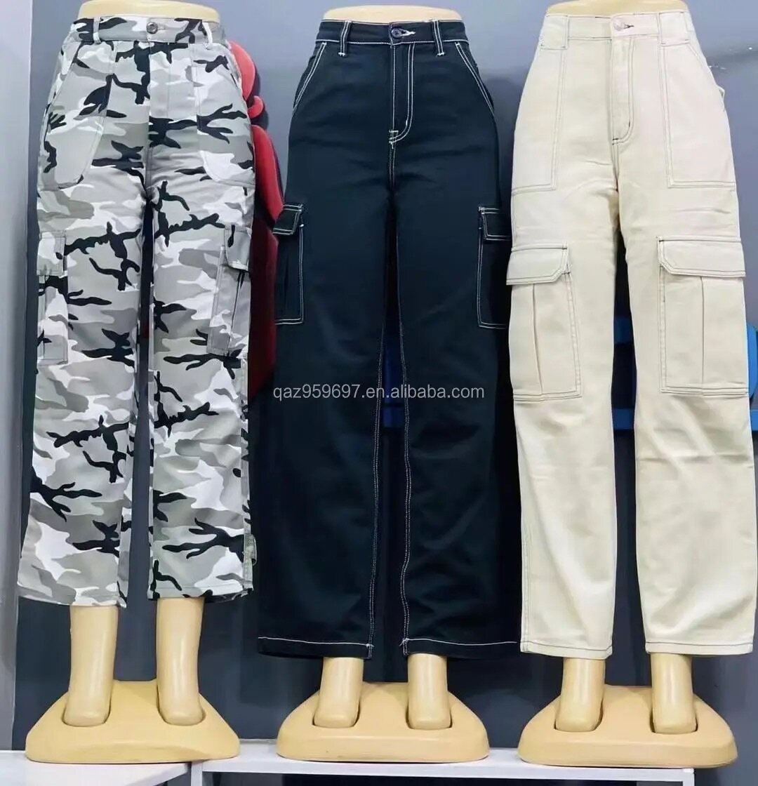 Cargo and boyfriend jeans