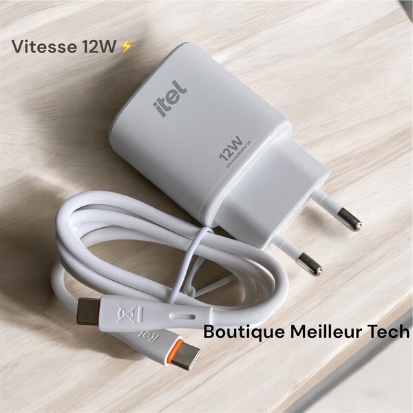 Itel Chargeur Bonne Qualité 12W Type-C - Charge efficace