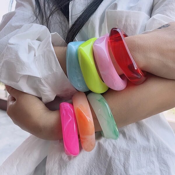 Bracelets acryliques