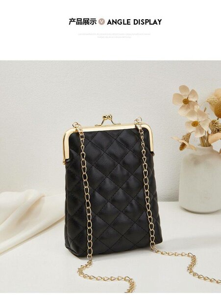 Sac bandoulière élégant matelassé