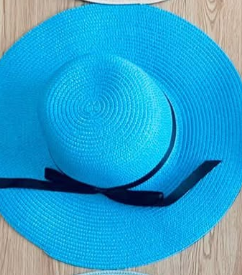 Beach hat for ladies turquoise