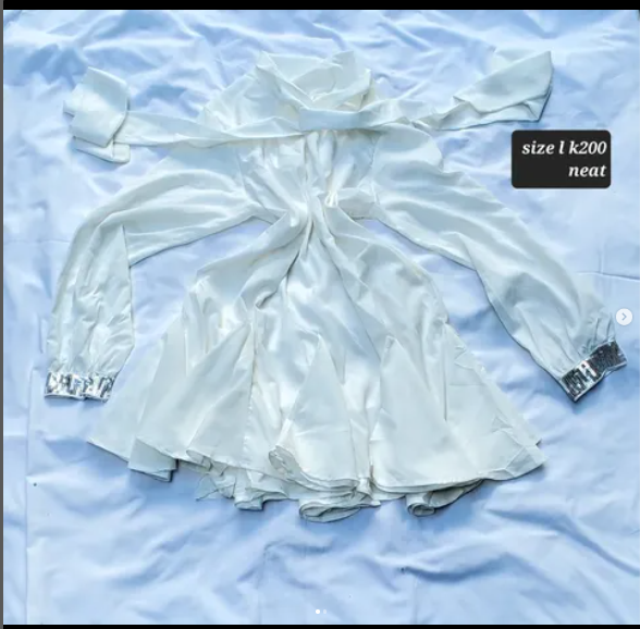 white dress