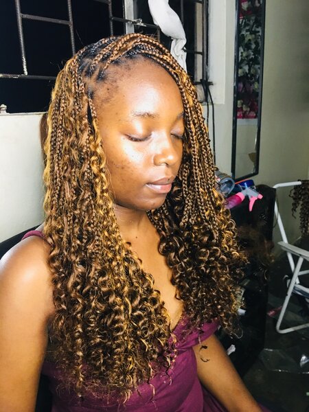 Goddess braids