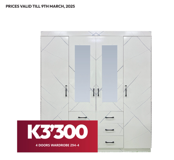4 doors wardrobe