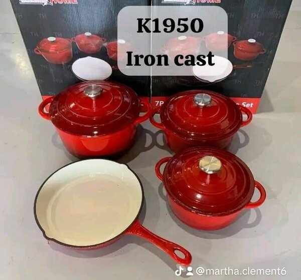 Iron cast pots