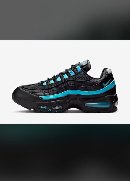 Baskets Noires et Bleues Homme